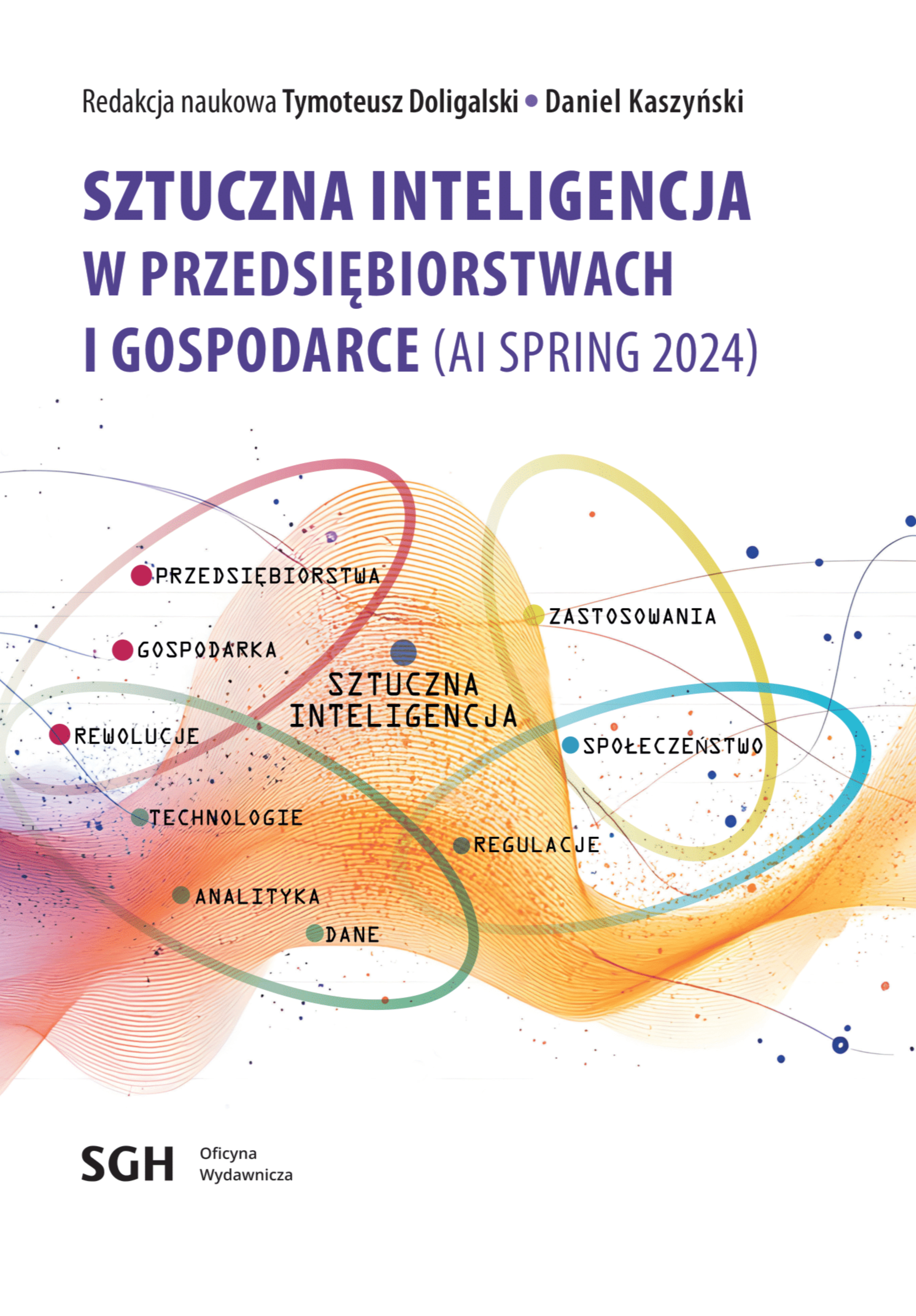 Okładka monografii Sztuczna inteligencja w przedsiębiorstwach i gospodarce