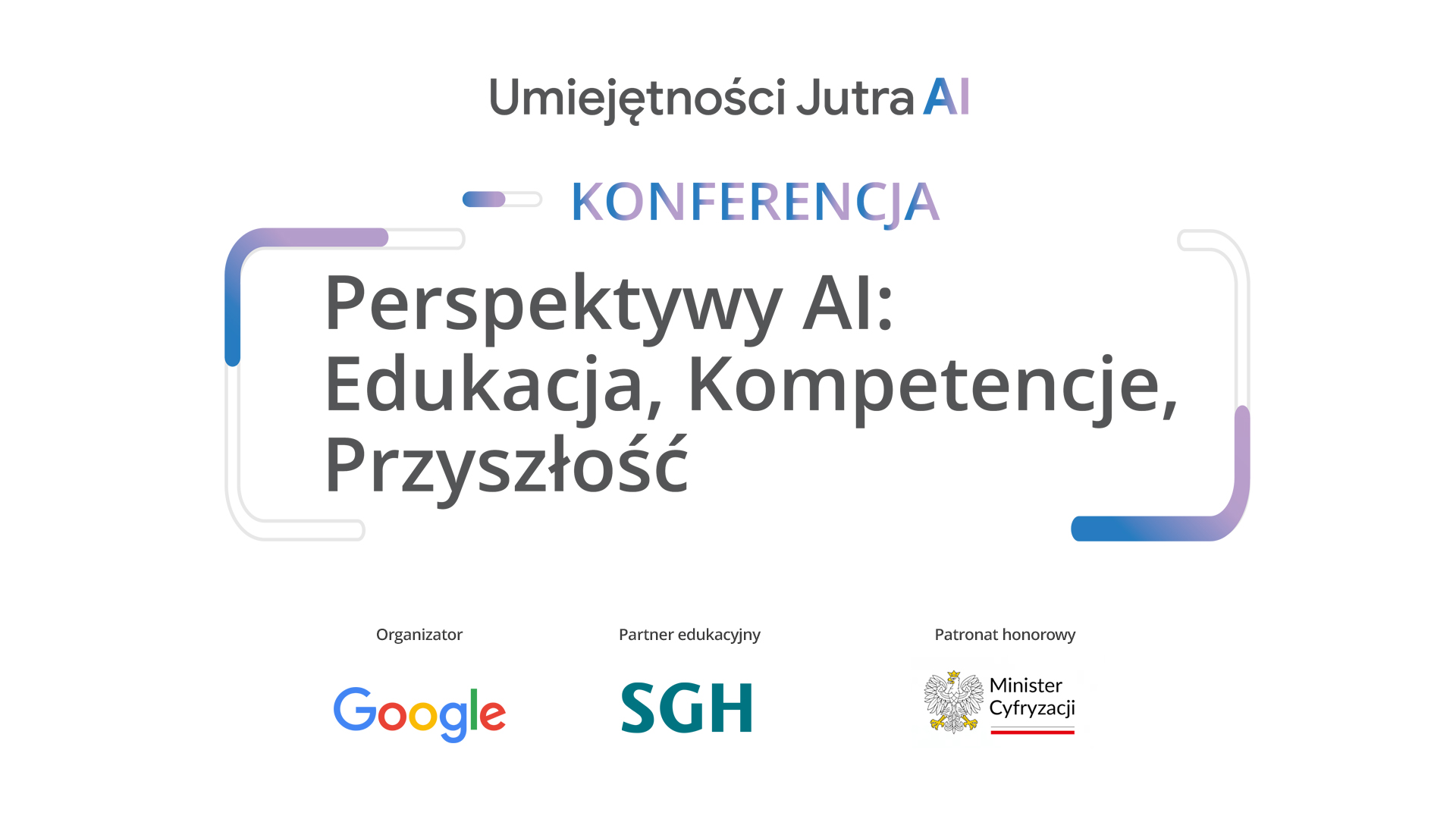Grafika konferencja Perspektywy AI